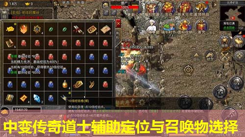 中变传奇道士辅助定位与召唤物选择 中变传奇道士辅助定位与召唤物选择