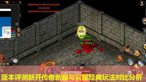 版本评测新开传奇新服与官服经典玩法对比分析