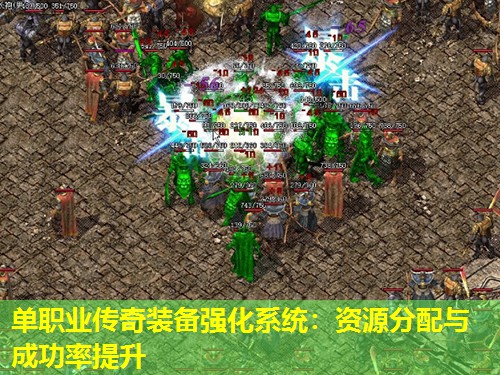 单职业传奇装备强化系统：资源分配与成功率提升