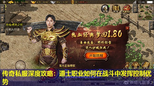 传奇私服深度攻略：道士职业如何在战斗中发挥控制优势