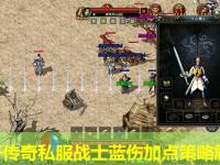 新开传奇私服战士蓝伤加点策略解析