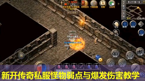 新开传奇私服怪物弱点与爆发伤害教学