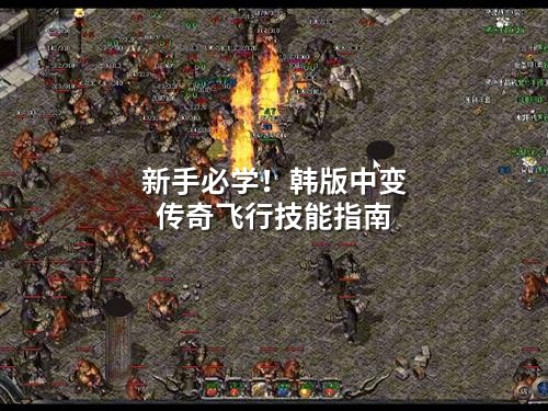 新手必学!韩版中变传奇飞行技能指南